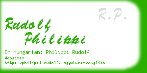 rudolf philippi business card